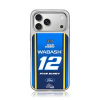 Ryan Blaney 12 Wabash Ford NASCAR iPhone 17 Pro Max Electroplated Silver Case1
