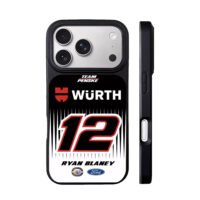 Ryan Blaney 12 Wurth Ford NASCAR iPhone 17 Pro Max Black Case