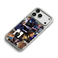 S1mple CSGO pro gamer collage iPhone 17 Pro Max Electroplated Silver Case2