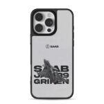Saab JAS39 Gripen fighter jet iPhone 16 Pro Max Black Case