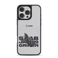 Saab JAS39 Gripen fighter jet iPhone 16 Pro Max Black Case