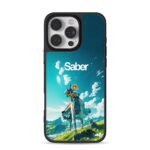 Saber Fate knight sword grass sky Phone Case for iPhone 11-17 & Samsung Galaxy S24-S26