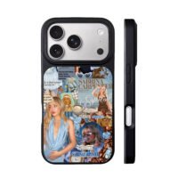 Sabrina Carpenter espresso collage iPhone 17 Pro Max Black Case