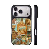 Sabrina Carpenter Espresso collage iPhone 17 Pro Max Black Case