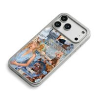Sabrina Carpenter espresso collage iPhone 17 Pro Max Electroplated Silver Case2