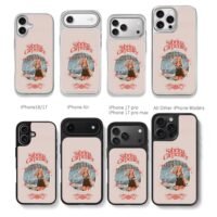Sabrina Carpenter Espresso pearl Chris Brown Phone Case Black Electroplated Silver For Iphone 11 To 17