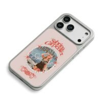 Sabrina Carpenter Espresso pearl iPhone 17 Pro Max Electroplated Silver Case2