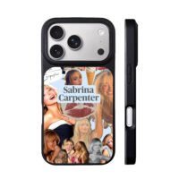 Sabrina Carpenter fan photo collage iPhone 17 Pro Max Black Case