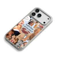 Sabrina Carpenter fan photo collage iPhone 17 Pro Max Electroplated Silver Case2