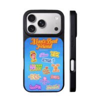 Sabrina Carpenter retro sticker set iPhone 17 Pro Max Black Case