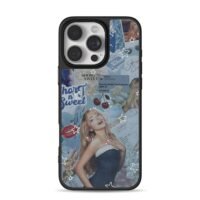 Sabrina Carpenter Short n Sweet art iPhone 16 Pro Max Black Case