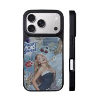 Sabrina Carpenter Short n Sweet art iPhone 17 Pro Max Black Case