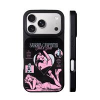 Sabrina Carpenter Short n Sweet art iPhone 17 Pro Max Black Case