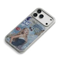 Sabrina Carpenter Short n Sweet art iPhone 17 Pro Max Electroplated Silver Case2