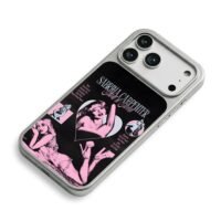 Sabrina Carpenter Short n Sweet art iPhone 17 Pro Max Electroplated Silver Case2