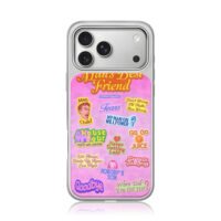 Sabrina Carpenter song sticker set iPhone 17 Pro Max Electroplated Silver Case1