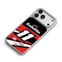 Safelite 11 Toyota Brakleen 175 iPhone 17 Pro Max Electroplated Silver Case2