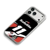 Safelite11 nascar livery Toyota LJS iPhone 17 Pro Max Electroplated Silver Case2