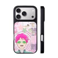 Saiki Kusuo anime dessert star art iPhone 17 Pro Max Black Case