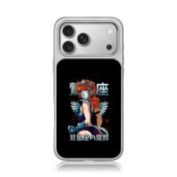 Saint Seiya Eagle Marin anime girl iPhone 17 Pro Max Electroplated Silver Case1