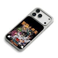 Saint Seiya Five Bronze Knights iPhone 17 Pro Max Electroplated Silver Case2