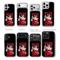 Saint Seiya Seiya anime art Chris Brown Phone Case Black Electroplated Silver For Iphone 11 To 17