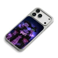 Saja Boys 5 cowboy hat purple art iPhone 17 Pro Max Electroplated Silver Case2