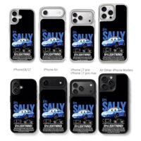 Sally Carrera Porsche from Cars Chris Brown Phone Case Black Electroplated Silver For Iphone 11 To 17