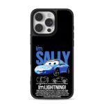 Sally Carrera Porsche from Cars iPhone 16 Pro Max Black Case