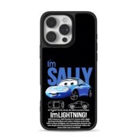 Sally Carrera Porsche from Cars iPhone 16 Pro Max Black Case