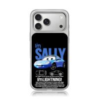 Sally Carrera Porsche from Cars iPhone 17 Pro Max Electroplated Silver Case1