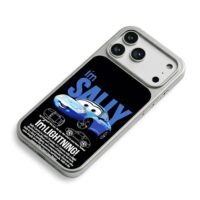 Sally Carrera Porsche from Cars iPhone 17 Pro Max Electroplated Silver Case2