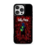 Sally Face guitar on bloody red iPhone 16 Pro Max Black Case