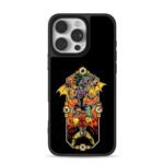Samus Aran vs Ridley fiery art iPhone 16 Pro Max Black Case
