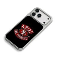 San Francisco 49ers NFC football team logo iPhone 17 Pro Max Electroplated Silver Case2