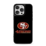 San Francisco 49ers team logo iPhone 16 Pro Max Black Case
