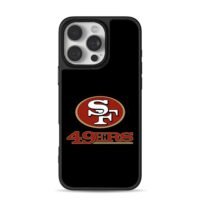 San Francisco 49ers team logo iPhone 16 Pro Max Black Case