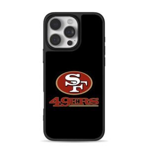San Francisco 49ers team logo iPhone 16 Pro Max Black Case