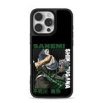 Sanemi Shinazugawa Demon Slayer art iPhone 16 Pro Max Black Case