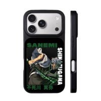 Sanemi Shinazugawa Demon Slayer art iPhone 17 Pro Max Black Case