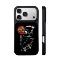 Santa Cruz grim reaper scythe skate iPhone 17 Pro Max Black Case