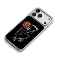 Santa Cruz grim reaper scythe skate iPhone 17 Pro Max Electroplated Silver Case2