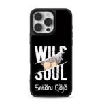 Satoru Gojo Wild Soul anime print iPhone 16 Pro Max Black Case