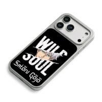Satoru Gojo Wild Soul anime print iPhone 17 Pro Max Electroplated Silver Case2