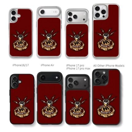 Save the Shift gear knob lightning Chris Brown Phone Case Black Electroplated Silver For Iphone 11 To 17
