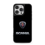 Scania griffin logo and SCANIA text iPhone 16 Pro Max Black Case