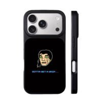 Scarred pixel man Gotta Get A Grip iPhone 17 Pro Max Black Case
