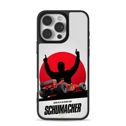 Schumacher 2000 Suzuka F1 Ferrari iPhone 16 Pro Max Black Case