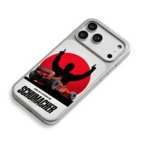 Schumacher 2000 Suzuka F1 Ferrari iPhone 17 Pro Max Electroplated Silver Case2