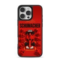 Schumacher Marlboro F1 pit stop iPhone 16 Pro Max Black Case